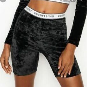 Victoria’s Secret velvet biker shorts